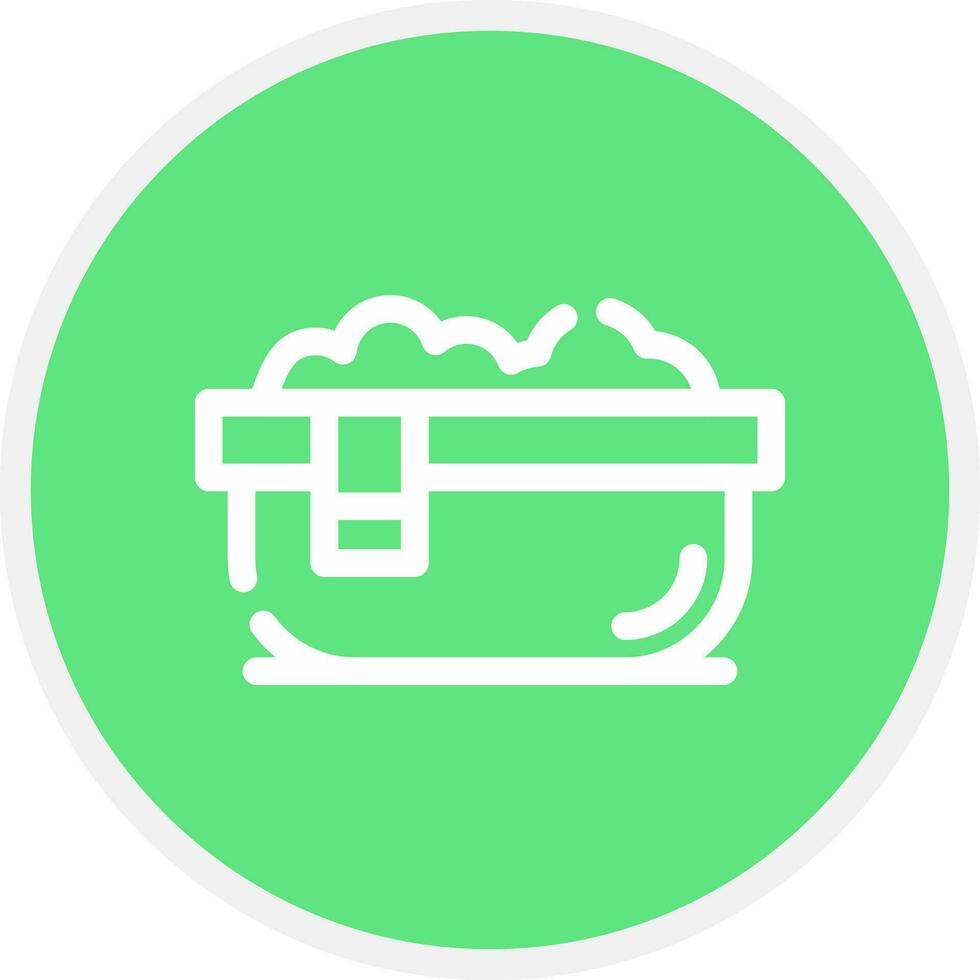 Bathtub Creative Icon Design vector