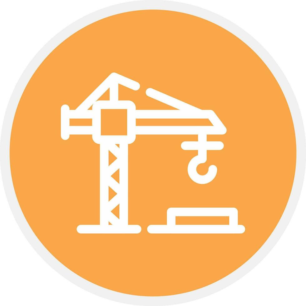 Crane Creative Icon Design vector