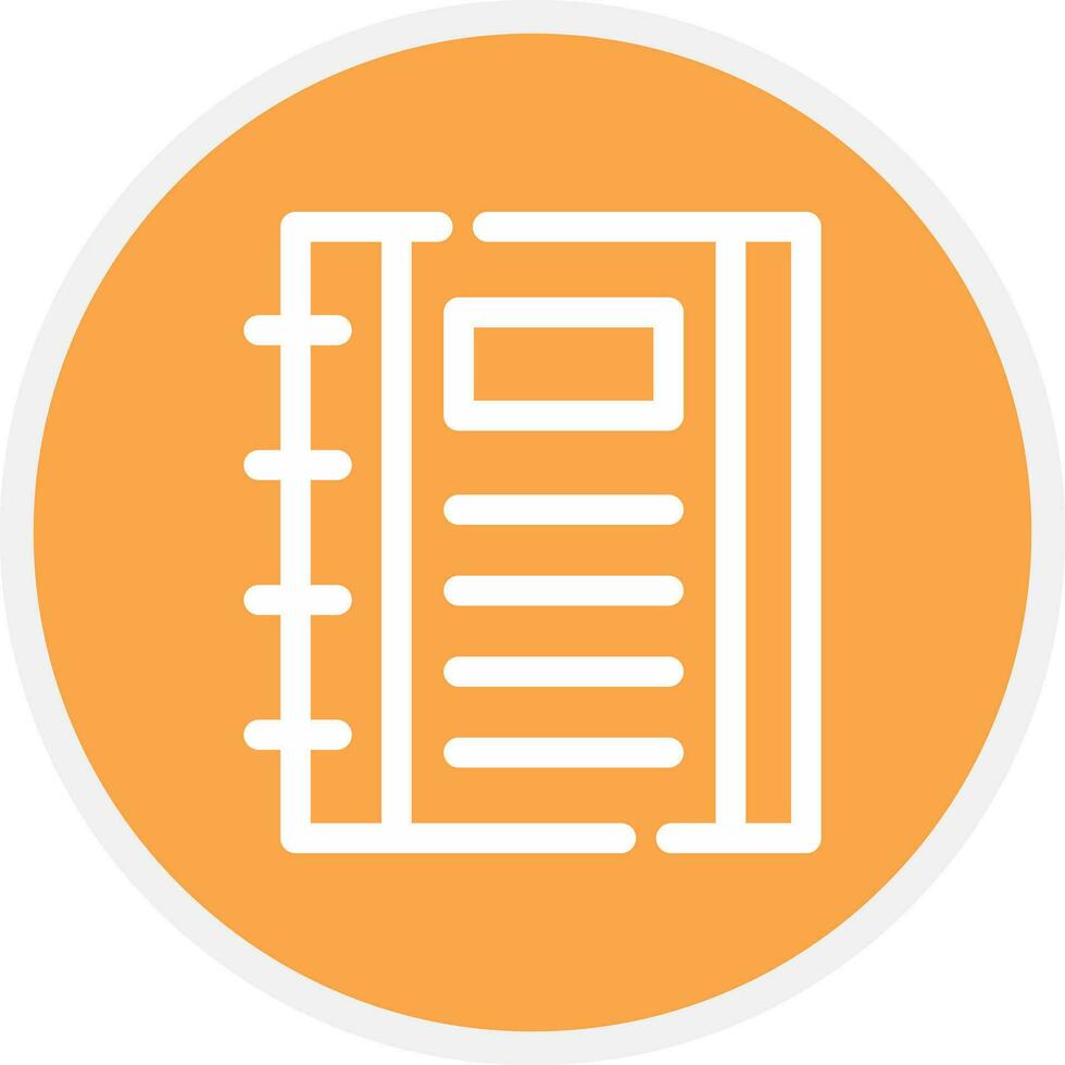 Notebook Creative Icon Design vector
