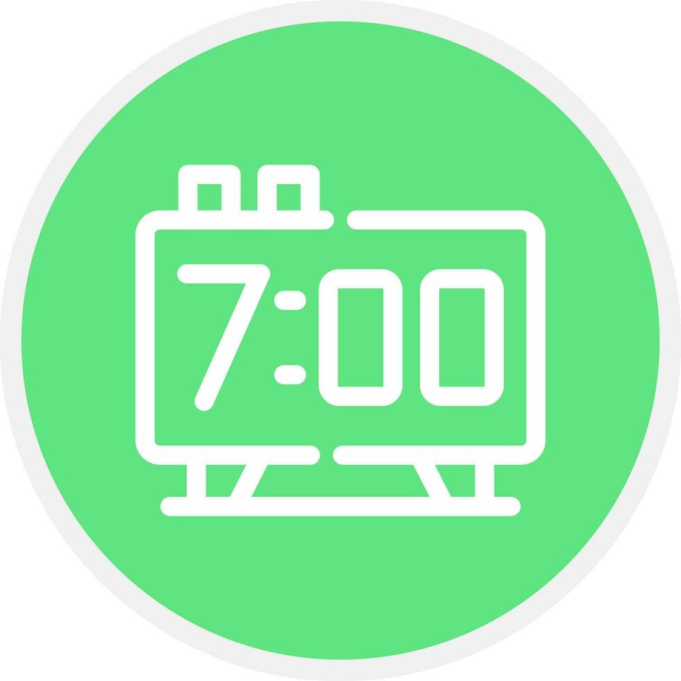 Alarm Clock Creative Icon Design vector