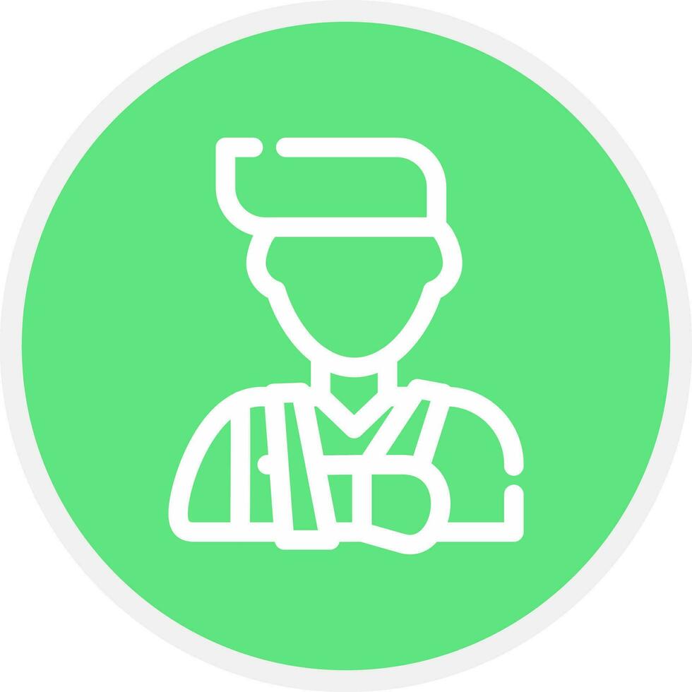 Injury Creative Icon Design vector