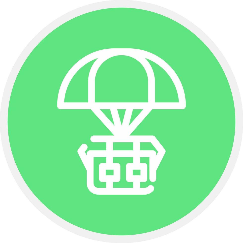 Airdrop Creative Icon Design vector