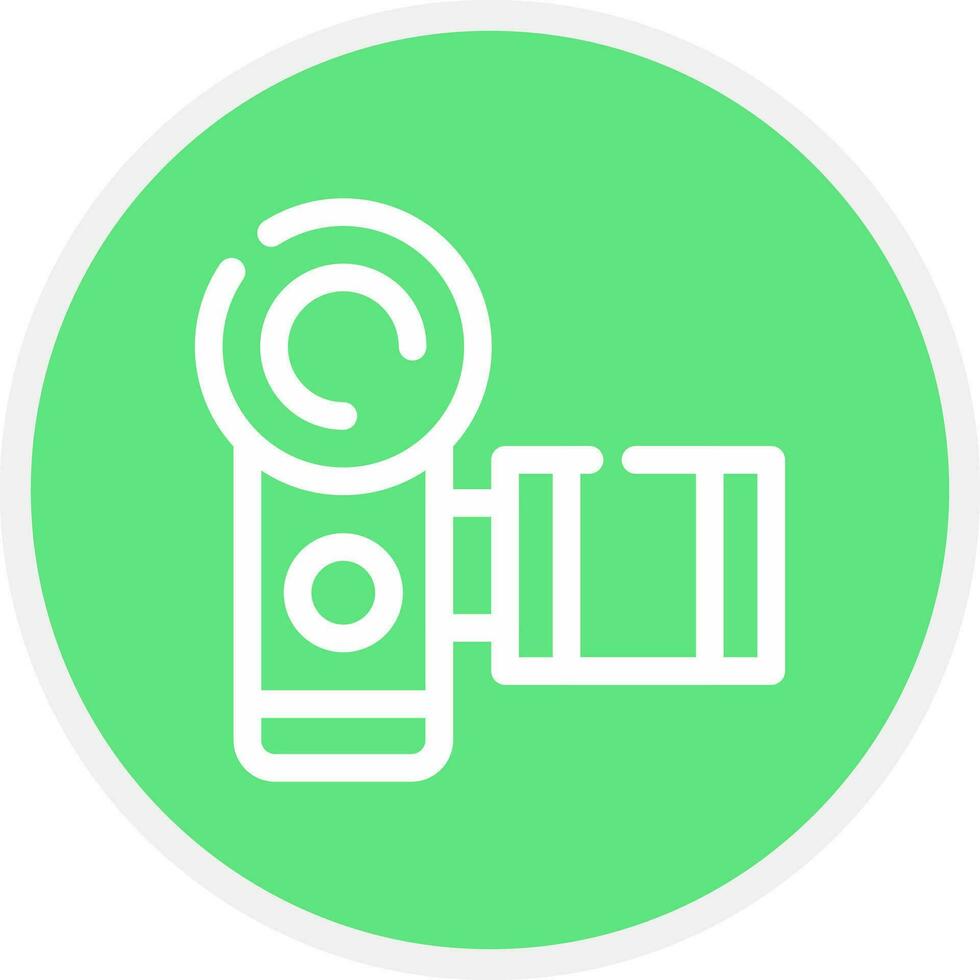 Video Camera Creative Icon Design vector