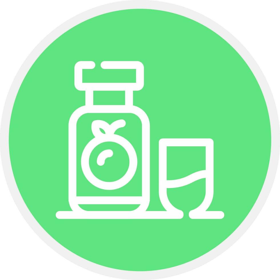 Orange Juice Creative Icon Design vector