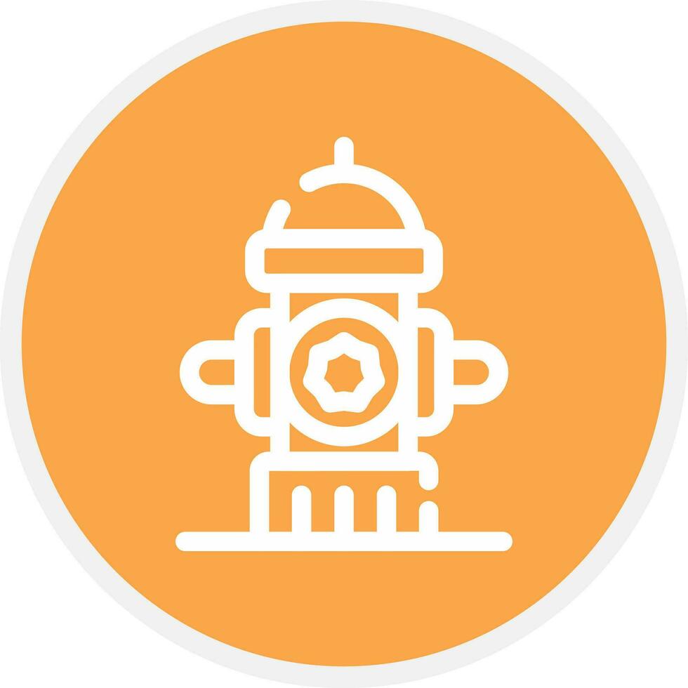 Hydrant Creative Icon Design vector