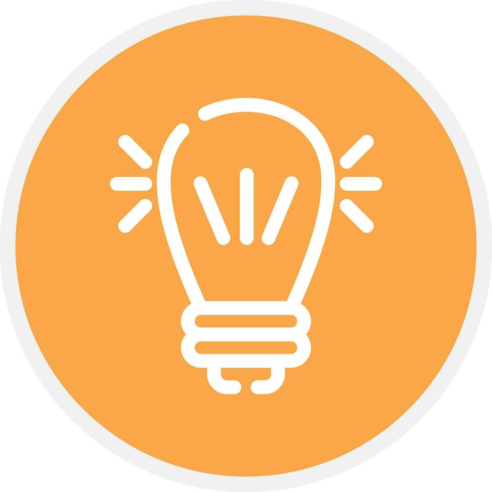 Led Lamp Creative Icon Design vector
