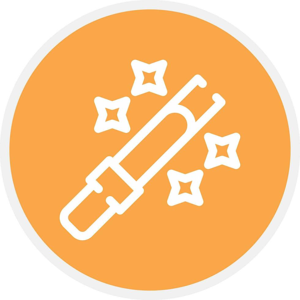 Glow Sticks Creative Icon Design vector