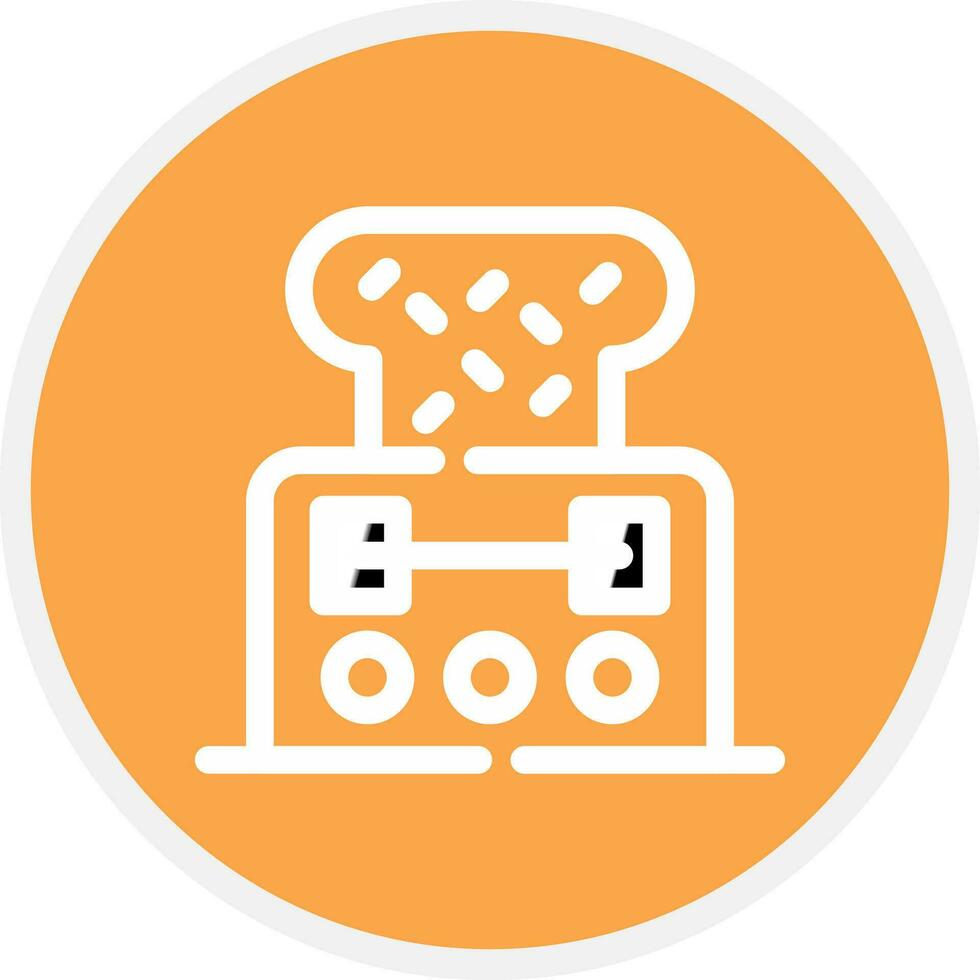 Toaster Creative Icon Design vector