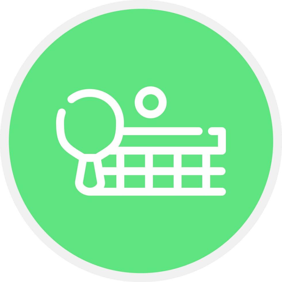 Ping Pong Creative Icon Design vector