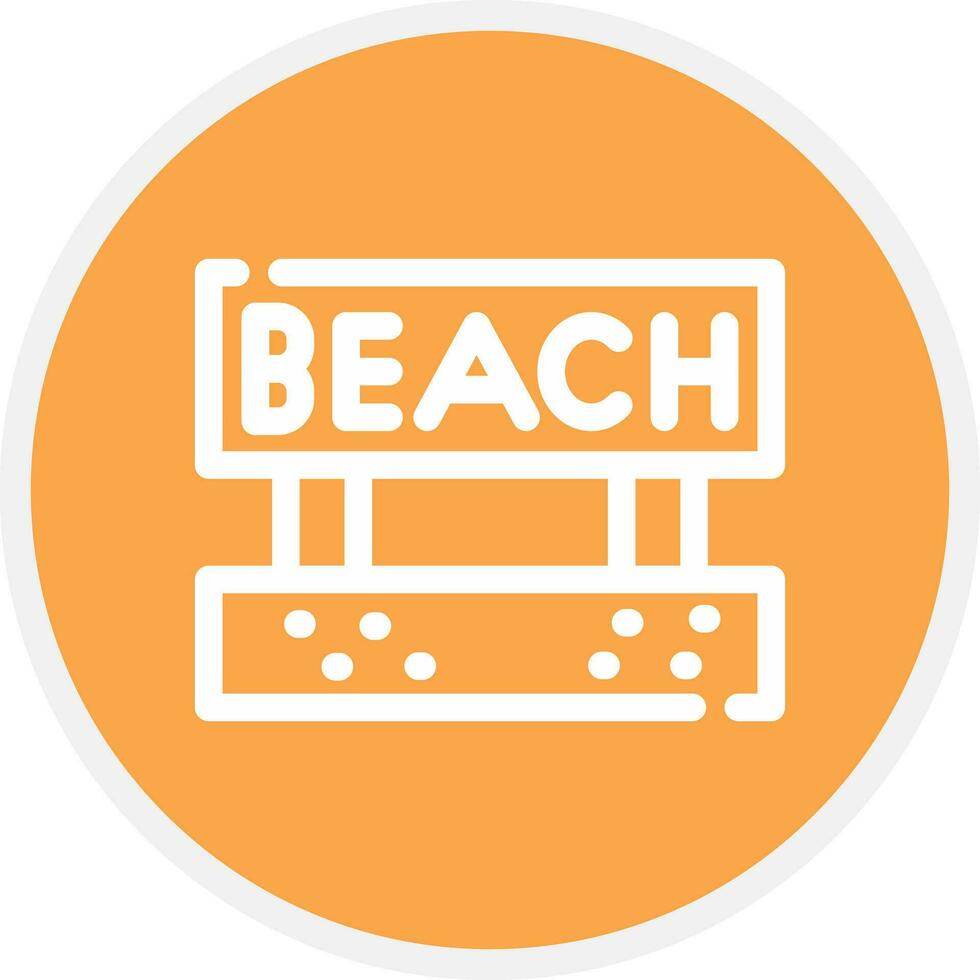 Beach Creative Icon Design vector
