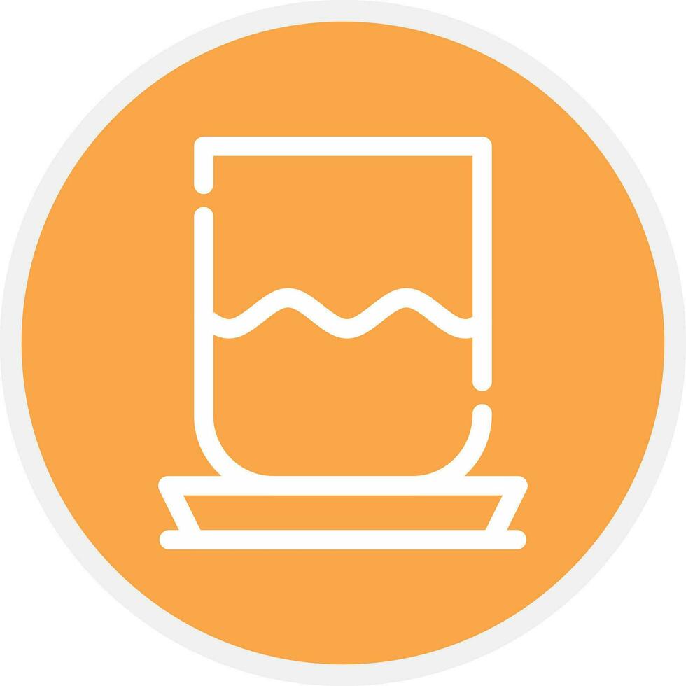 Water Glass Creative Icon Design vector