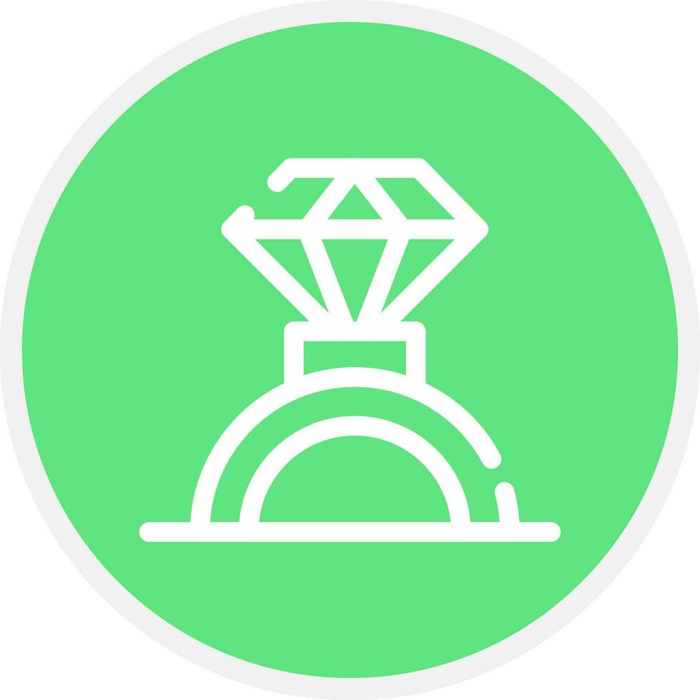 Wedding Ring Creative Icon Design vector