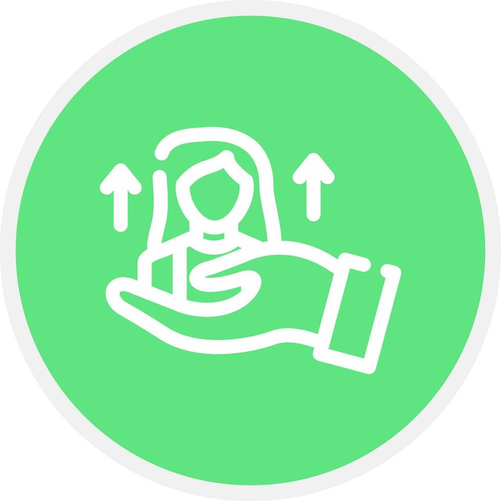Hand Creative Icon Design vector