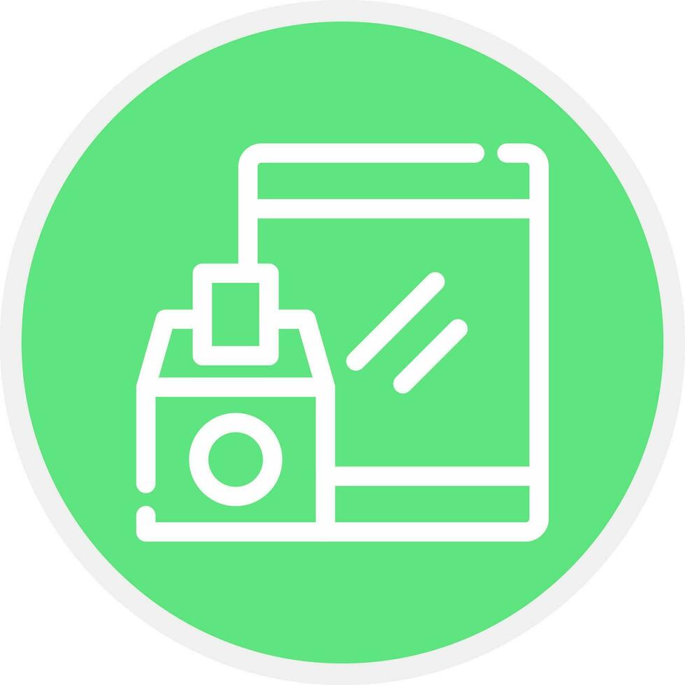 Online Voting Creative Icon Design vector