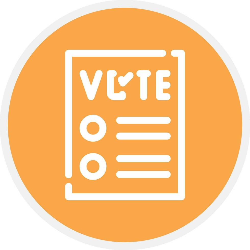 Ballot Creative Icon Design vector