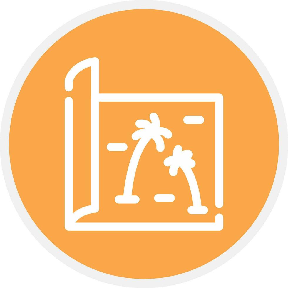 Map Creative Icon Design vector
