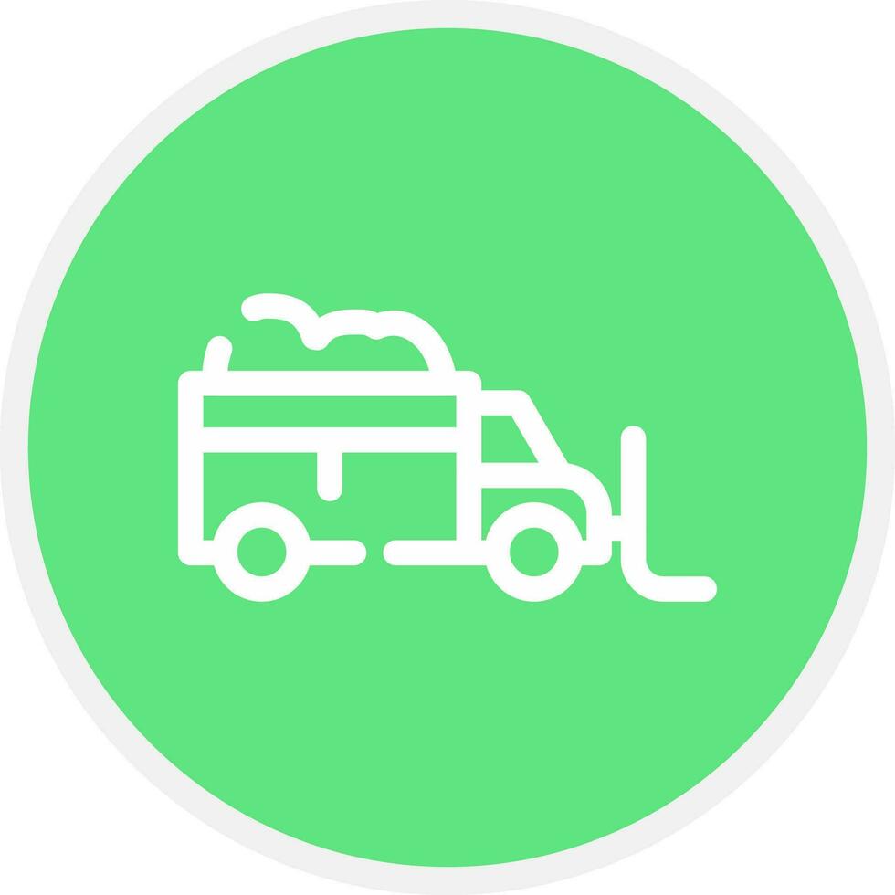 Snowplow Creative Icon Design vector