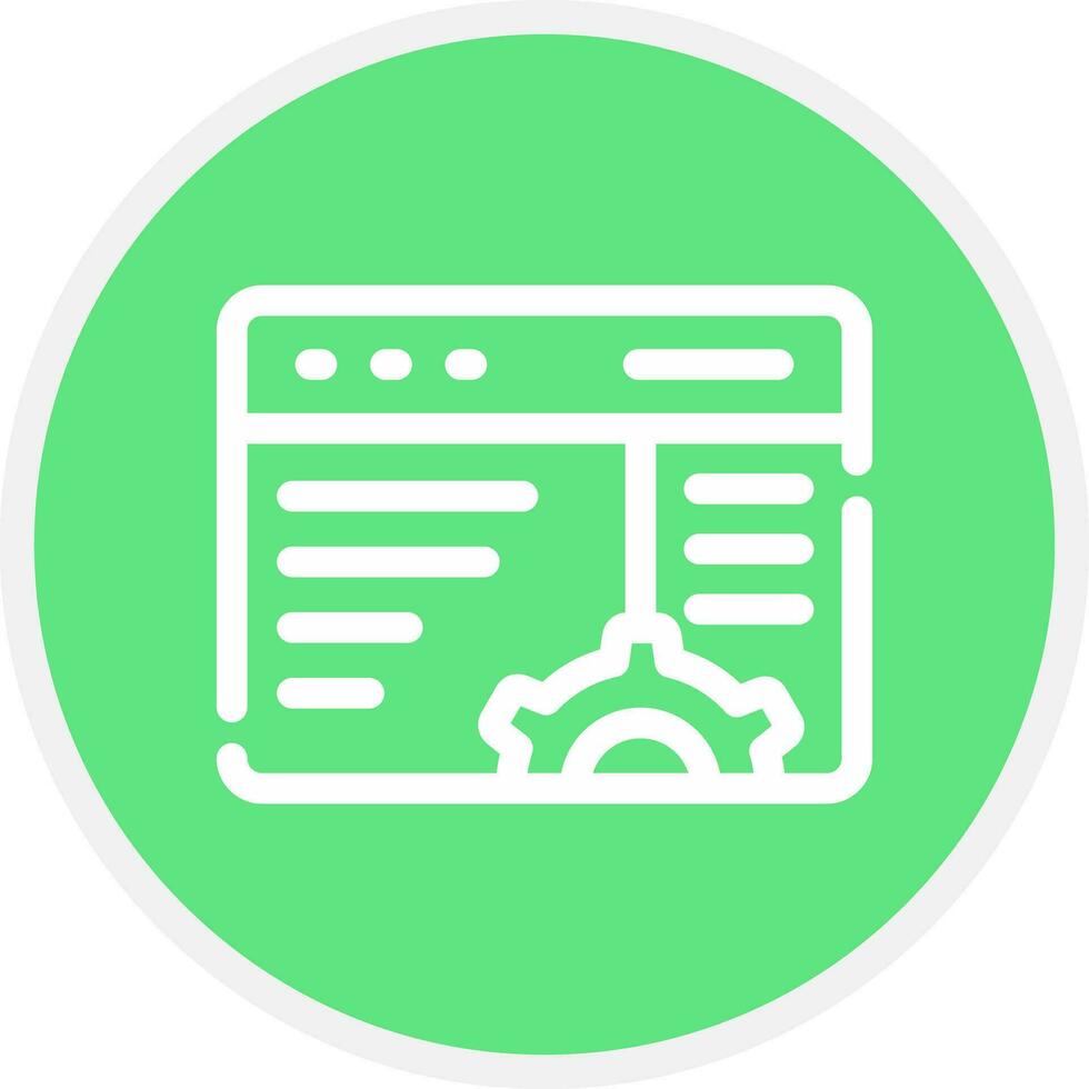 Browser Creative Icon Design vector