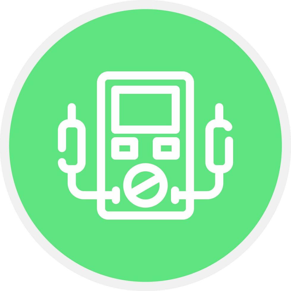 Voltmeter Creative Icon Design vector