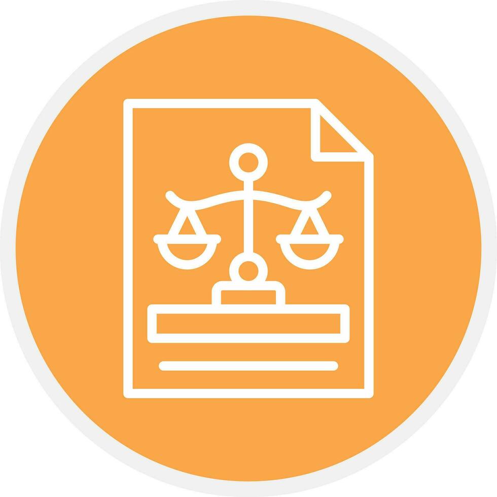Justice Creative Icon Design vector