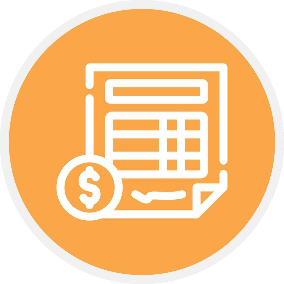 Invoice Creative Icon Design vector