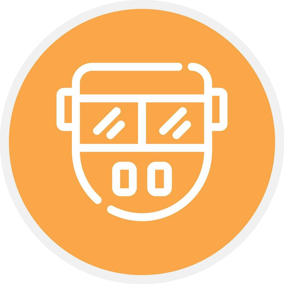 Welding Mask Creative Icon Design vector