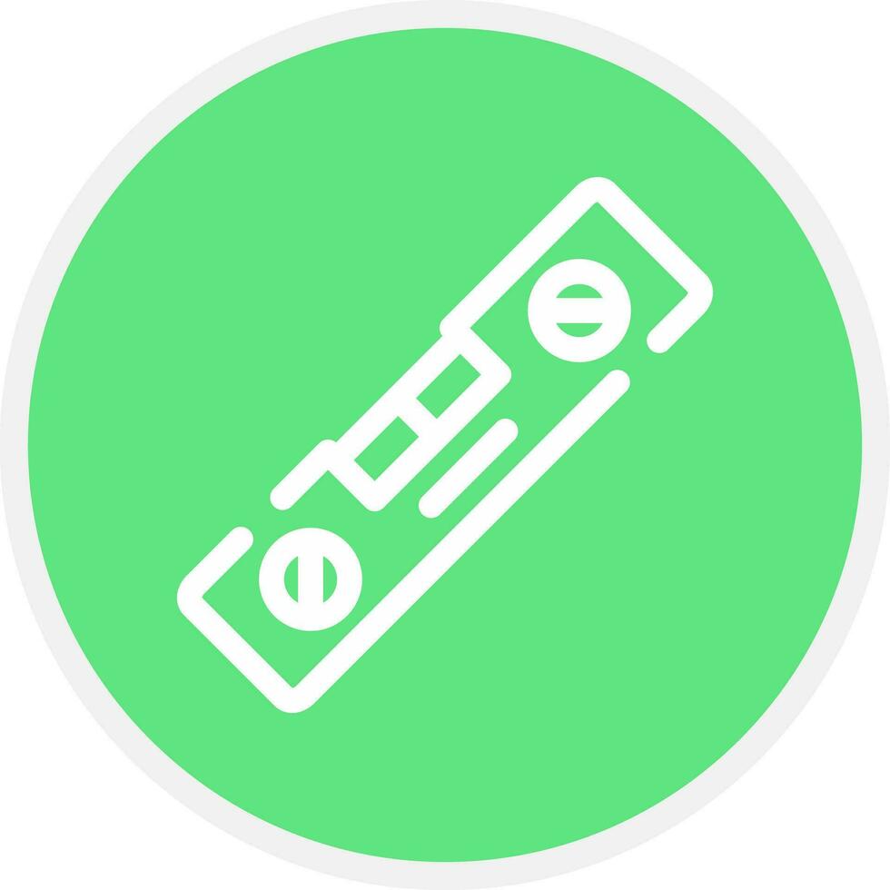 Spirit Level Creative Icon Design vector