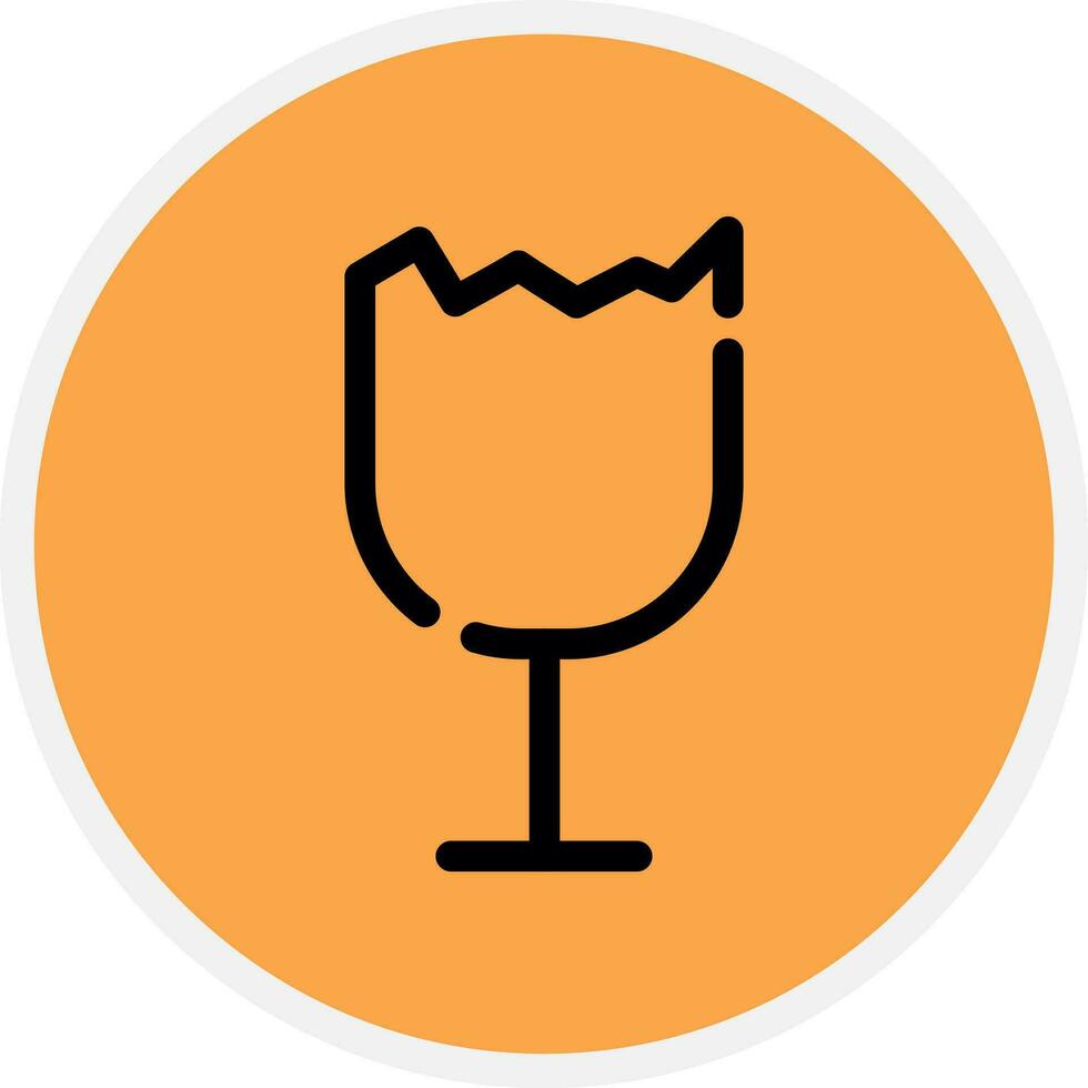 Glass Creative Icon Design vector