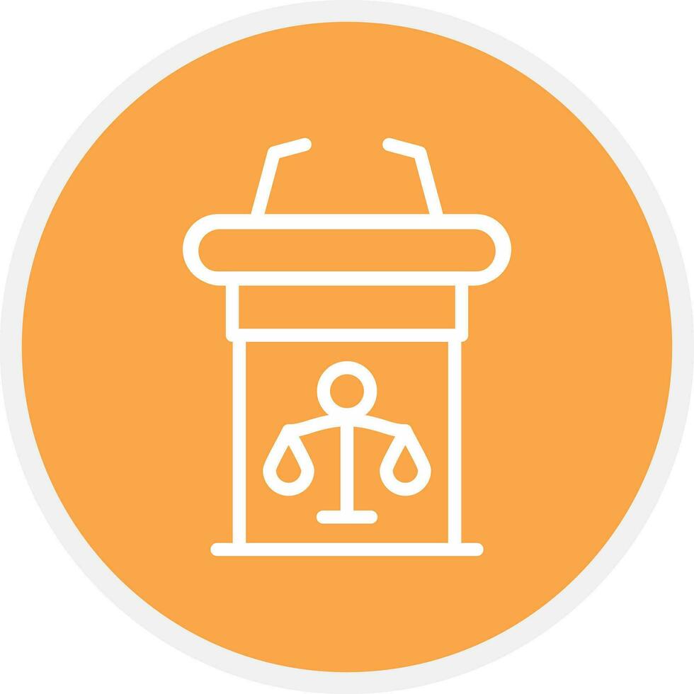 Tribune Creative Icon Design vector