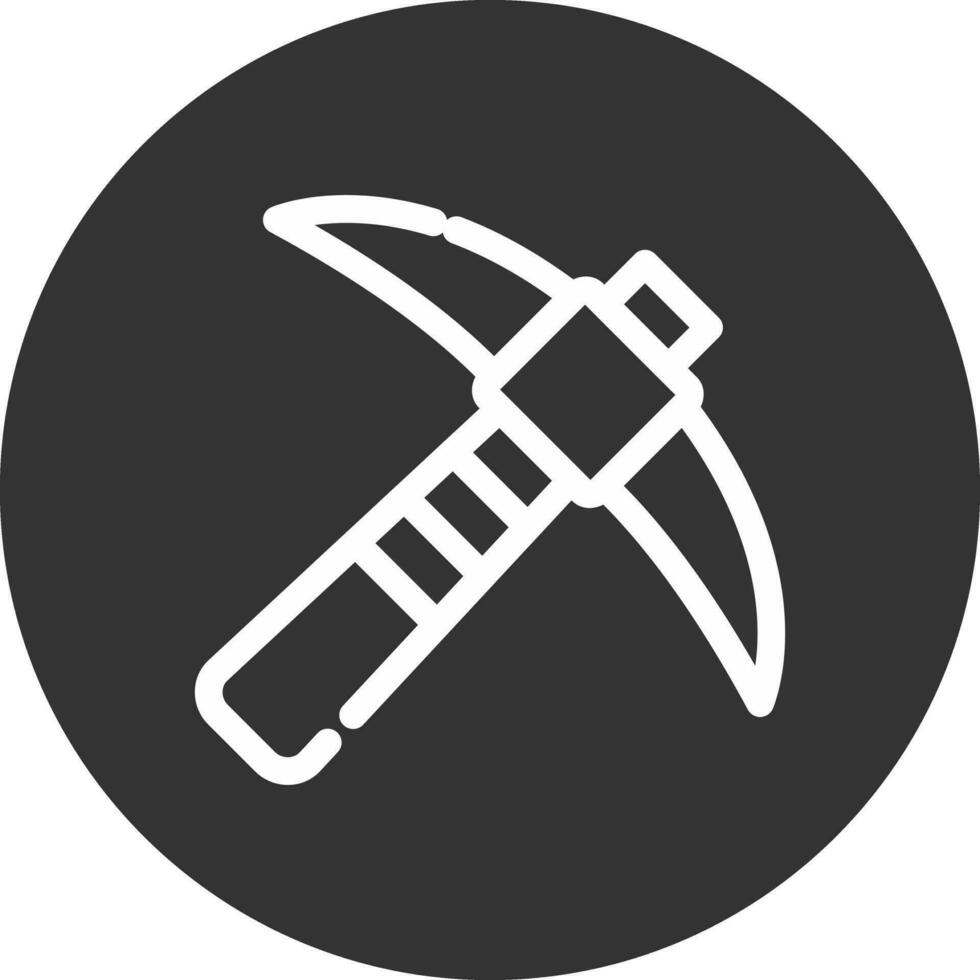 Pickaxe Creative Icon Design vector