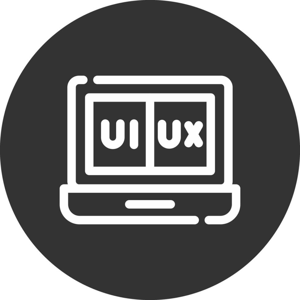 ui ux creativo icono diseño vector