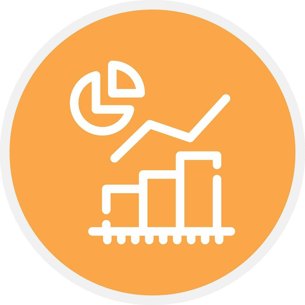 Statistical Analysis Creative Icon Design vector