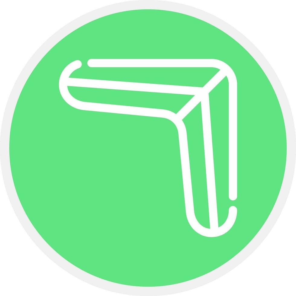 Boomerang Creative Icon Design vector