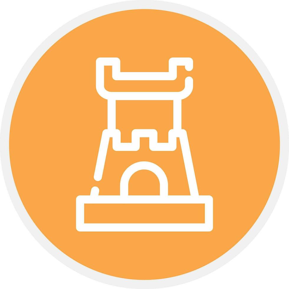 Castle Creative Icon Design vector