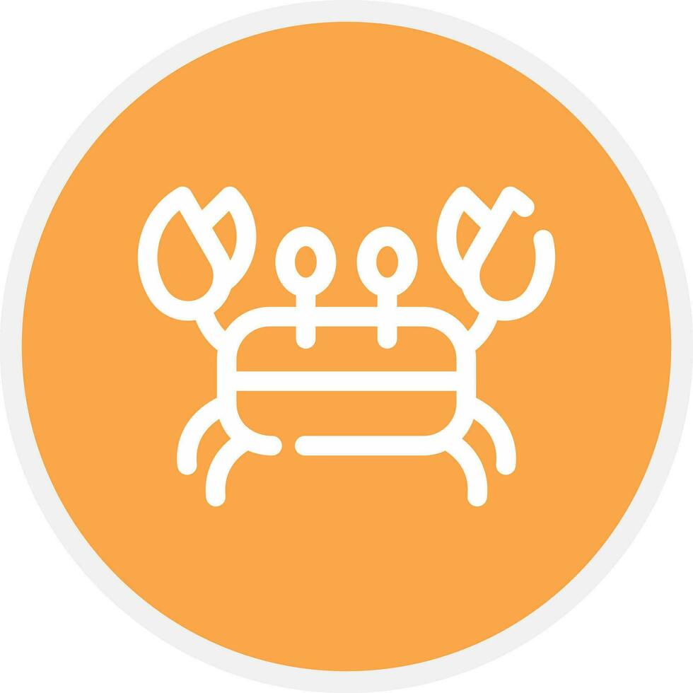 Crab Creative Icon Design vector