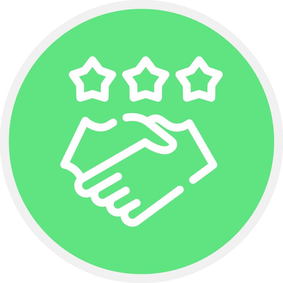Game Handshake Creative Icon Design vector