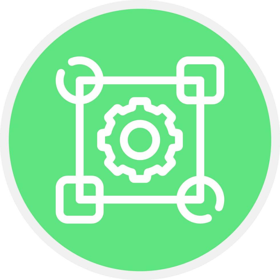 Pattern System Creative Icon Design vector