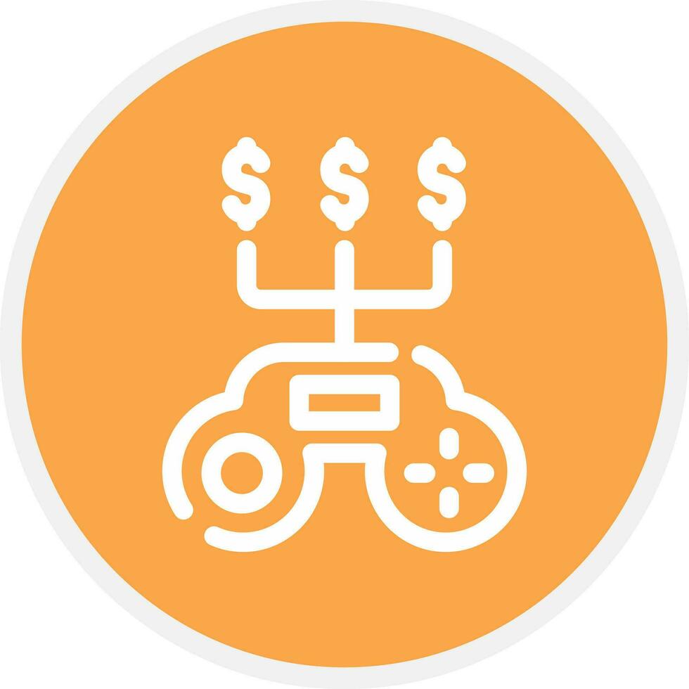 Game Money Creative Icon Design vector