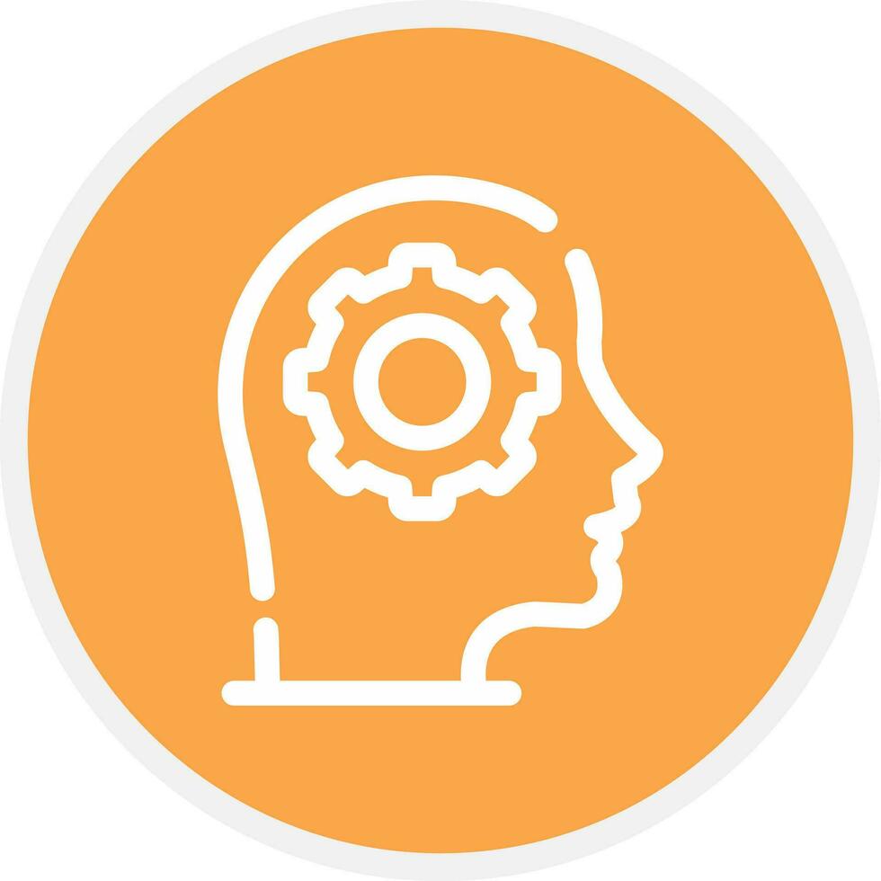 Machine Learning Creative Icon Design vector