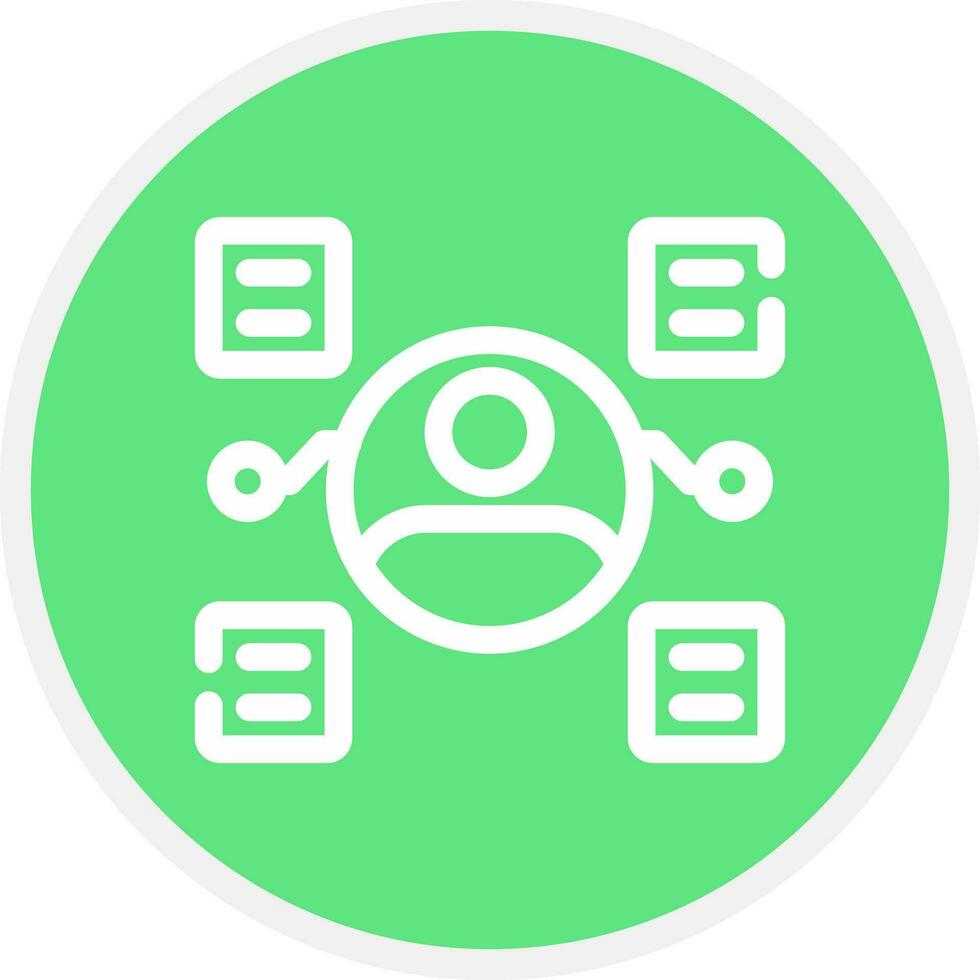 User Predictions Creative Icon Design vector