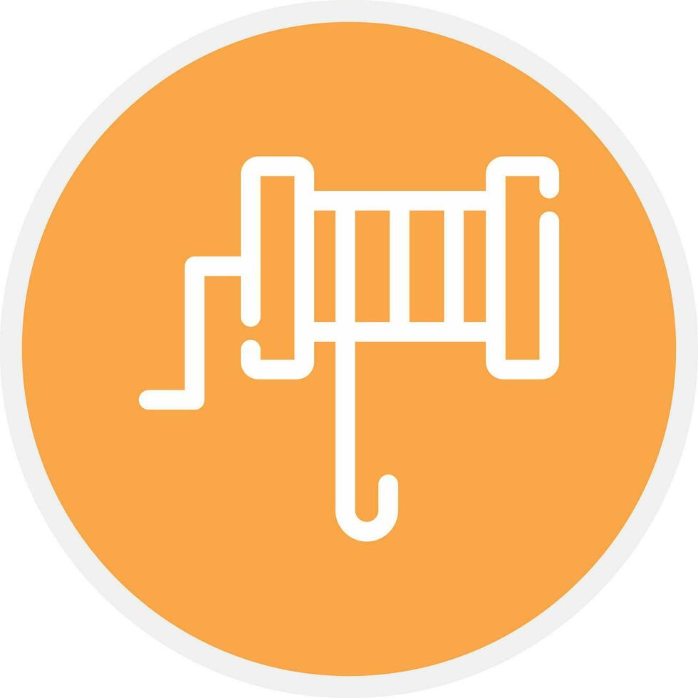 Fishing Line Creative Icon Design vector