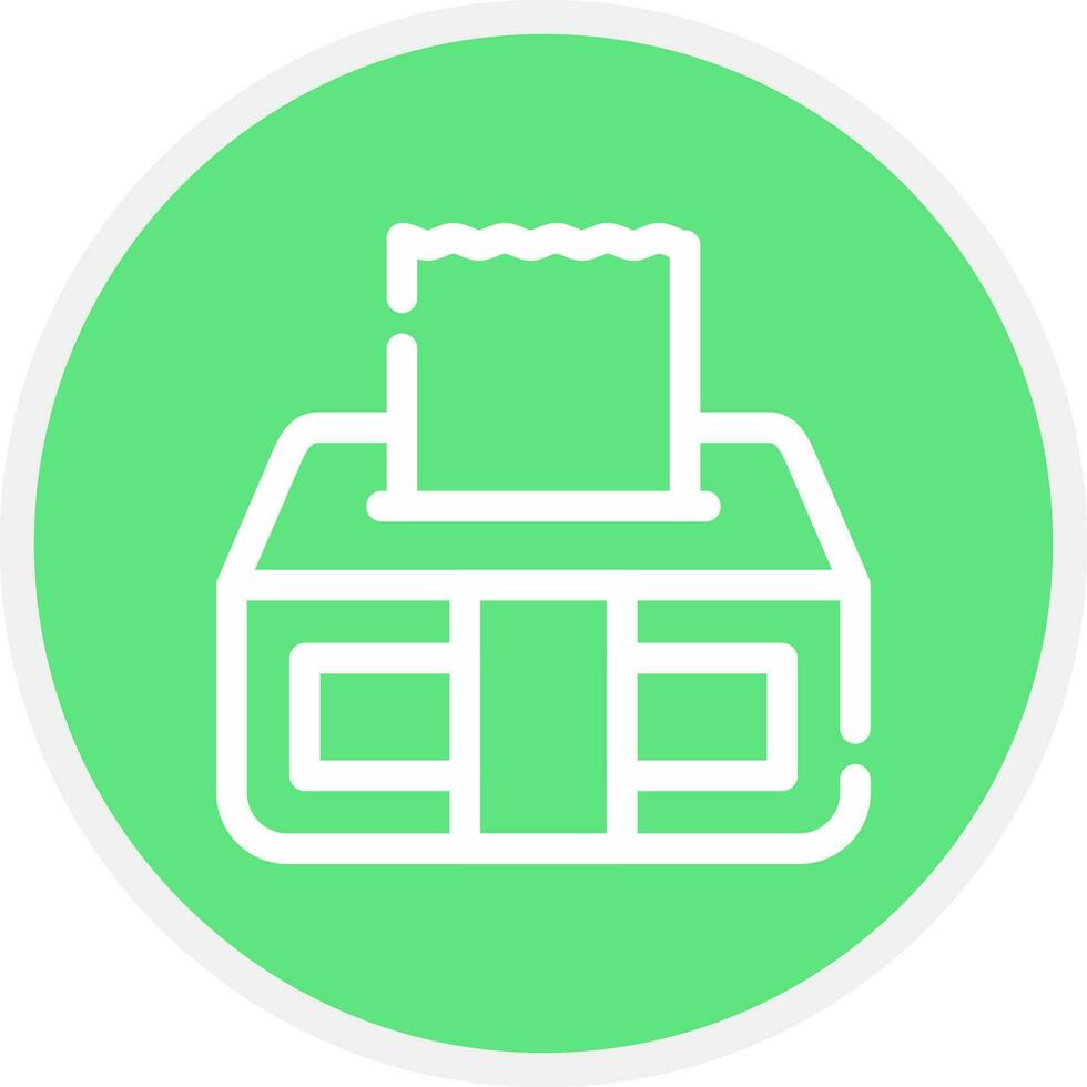 Tissue Paper Creative Icon Design vector