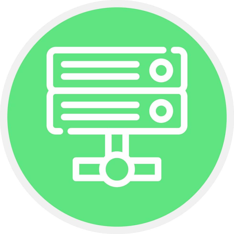 Server Creative Icon Design vector