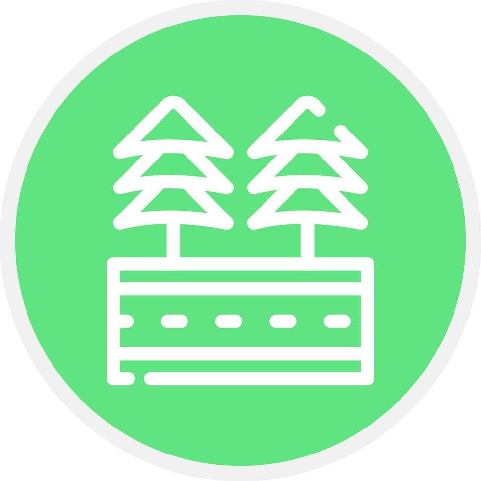 Road Creative Icon Design vector