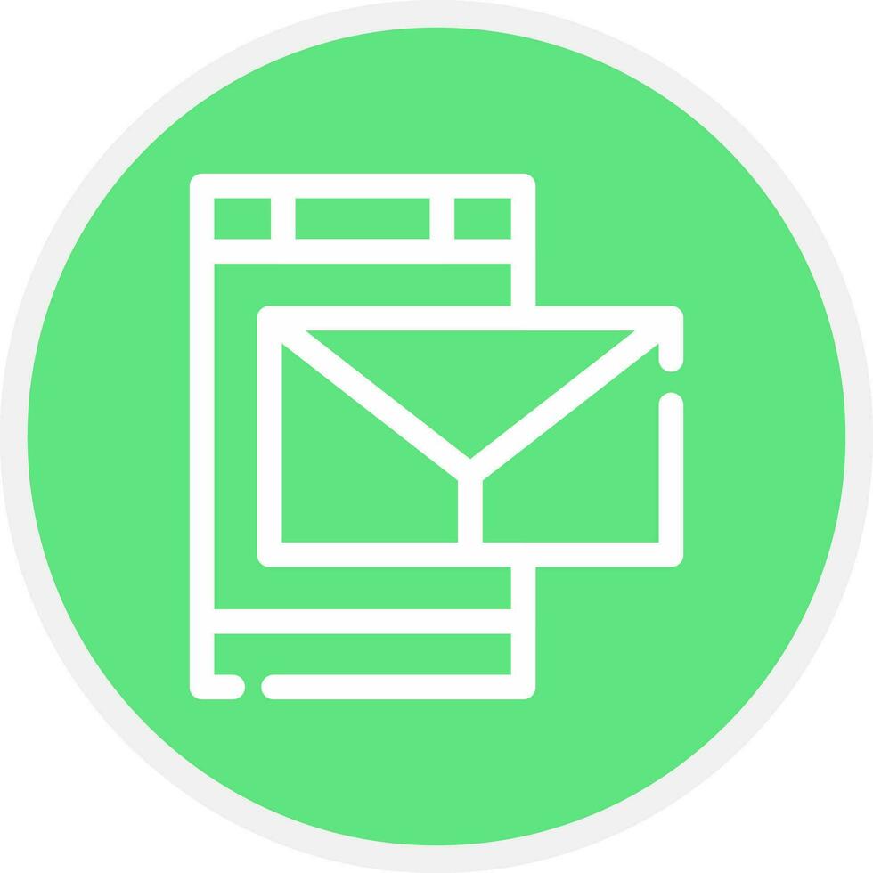 SMS Marketing Creative Icon Design vector