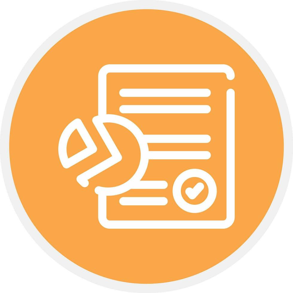 Sales Report Creative Icon Design vector