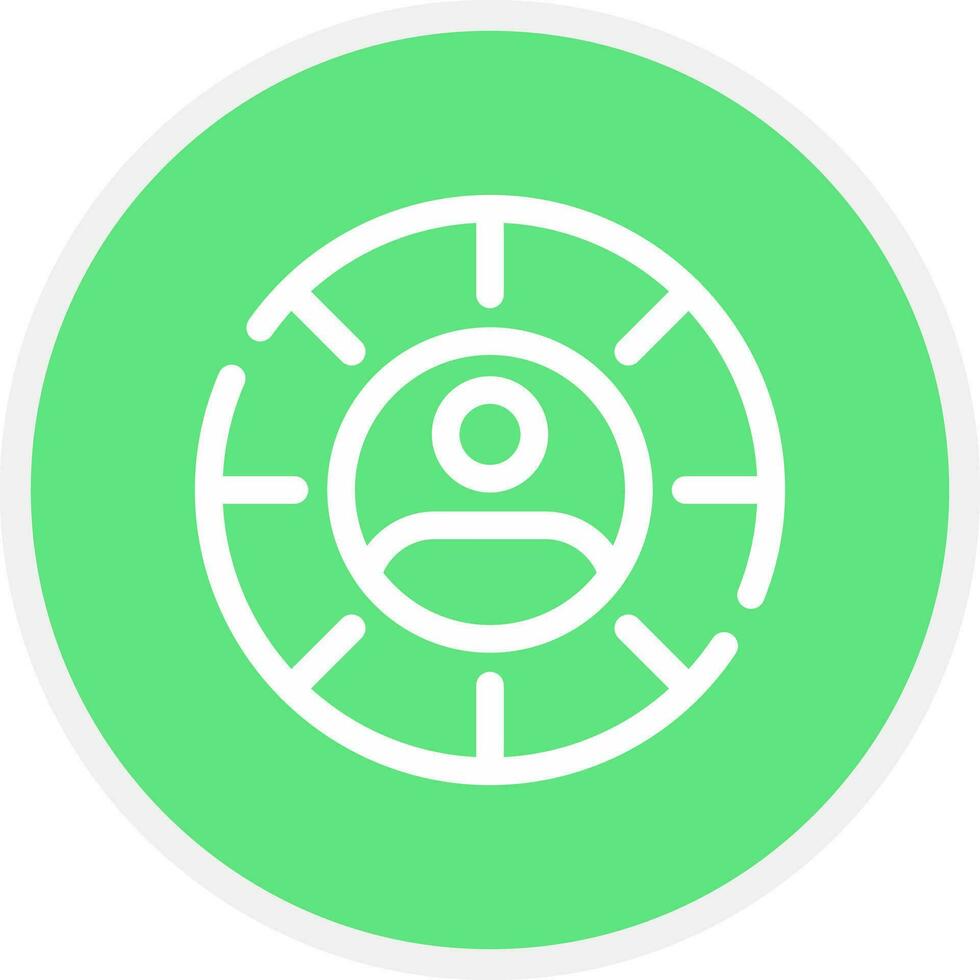 Targeting Creative Icon Design vector