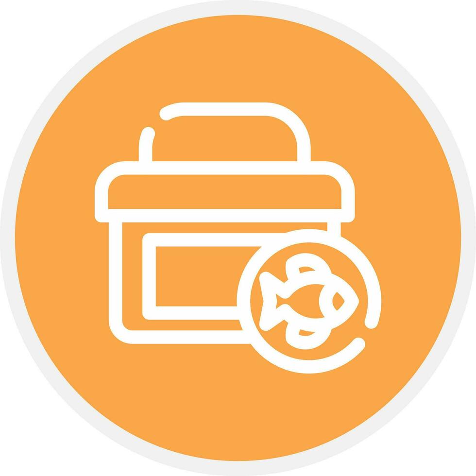 Tackle Box Creative Icon Design vector