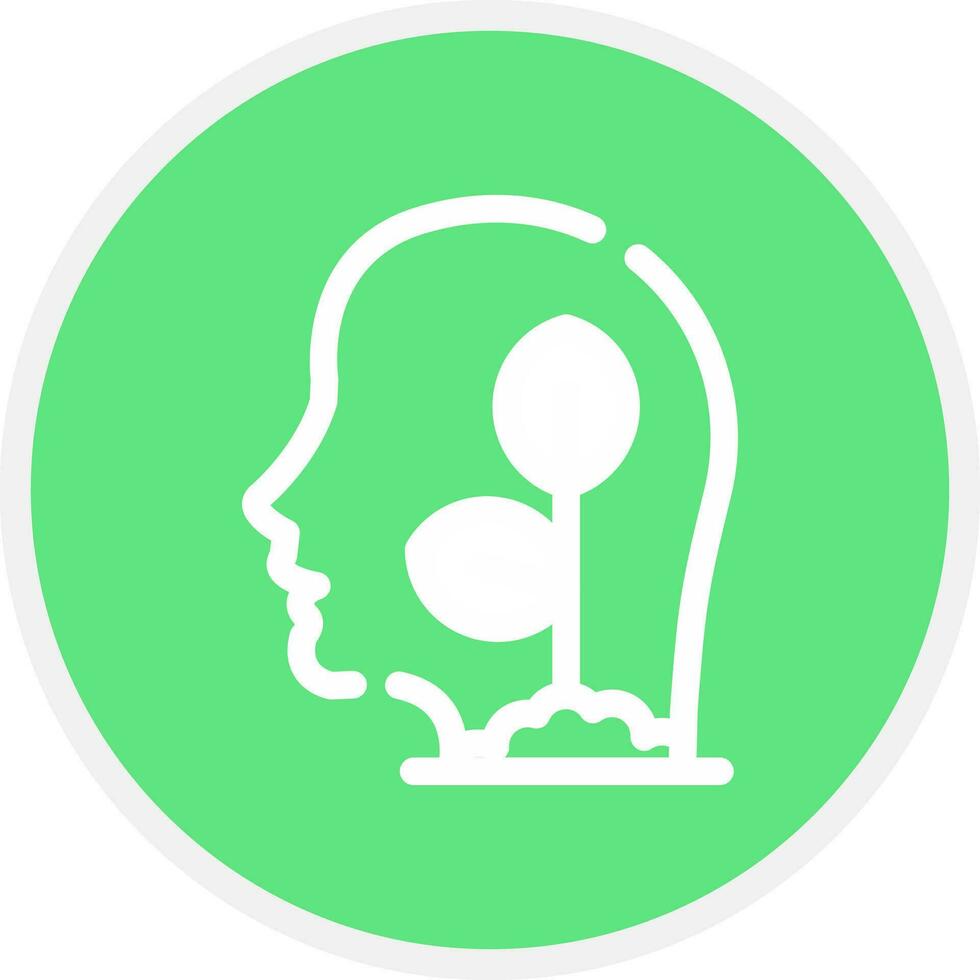 Ecologist Creative Icon Design vector