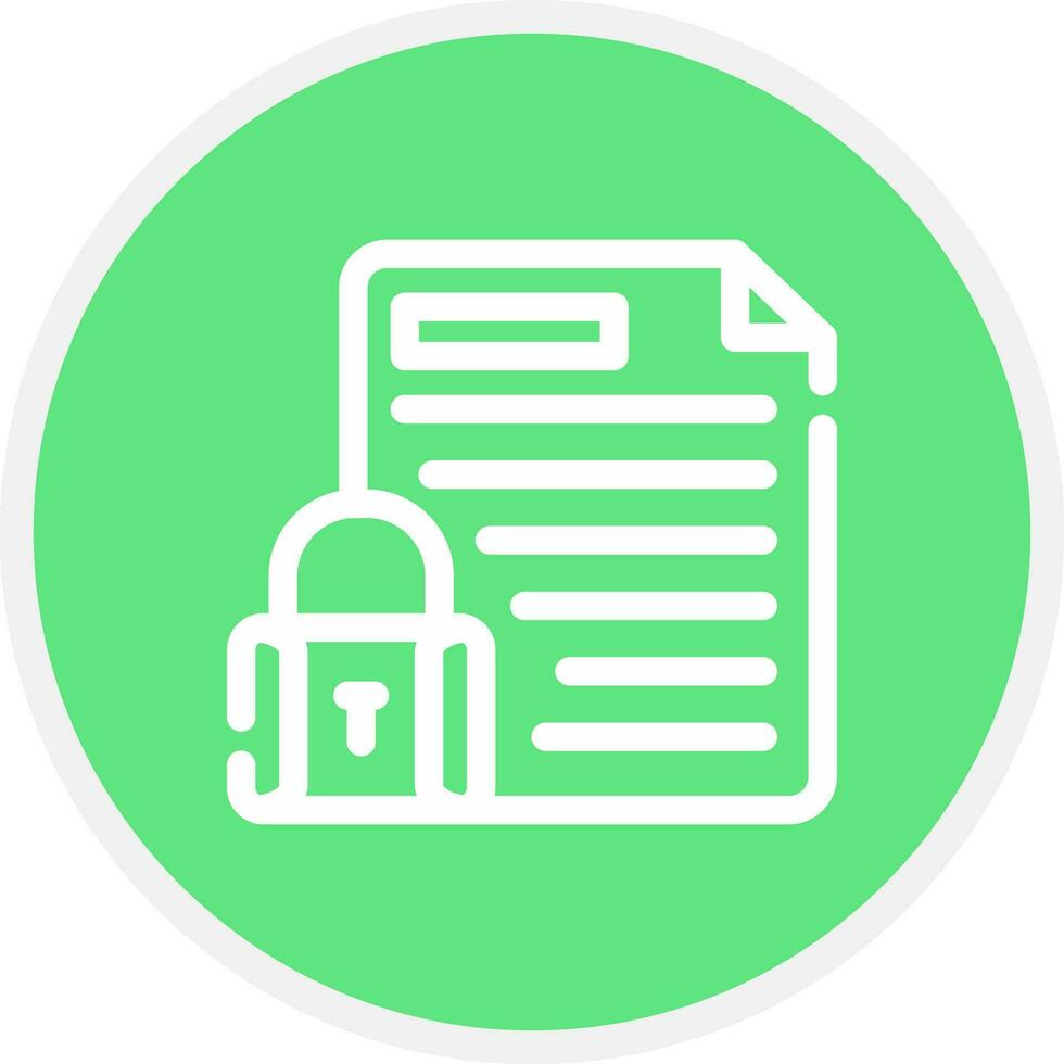 Confidential Project Creative Icon Design vector